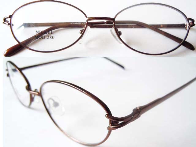 M099 Monel Metal Eyeglass Frame 