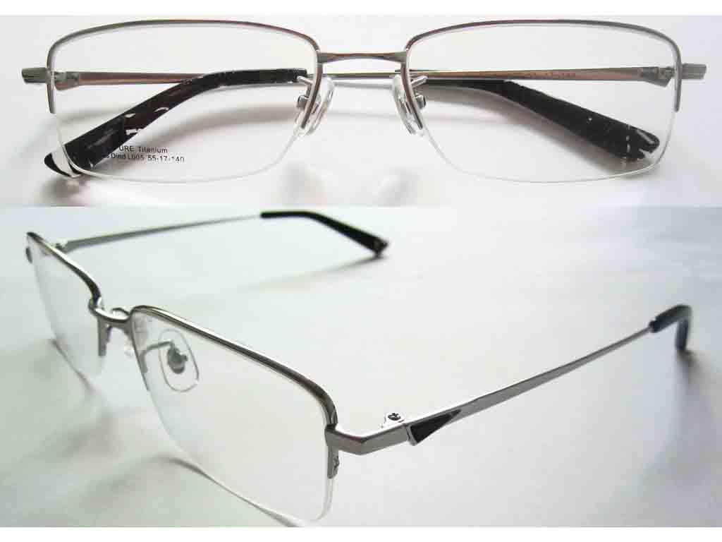 T055  Pure Titanium Eyeglass Frame