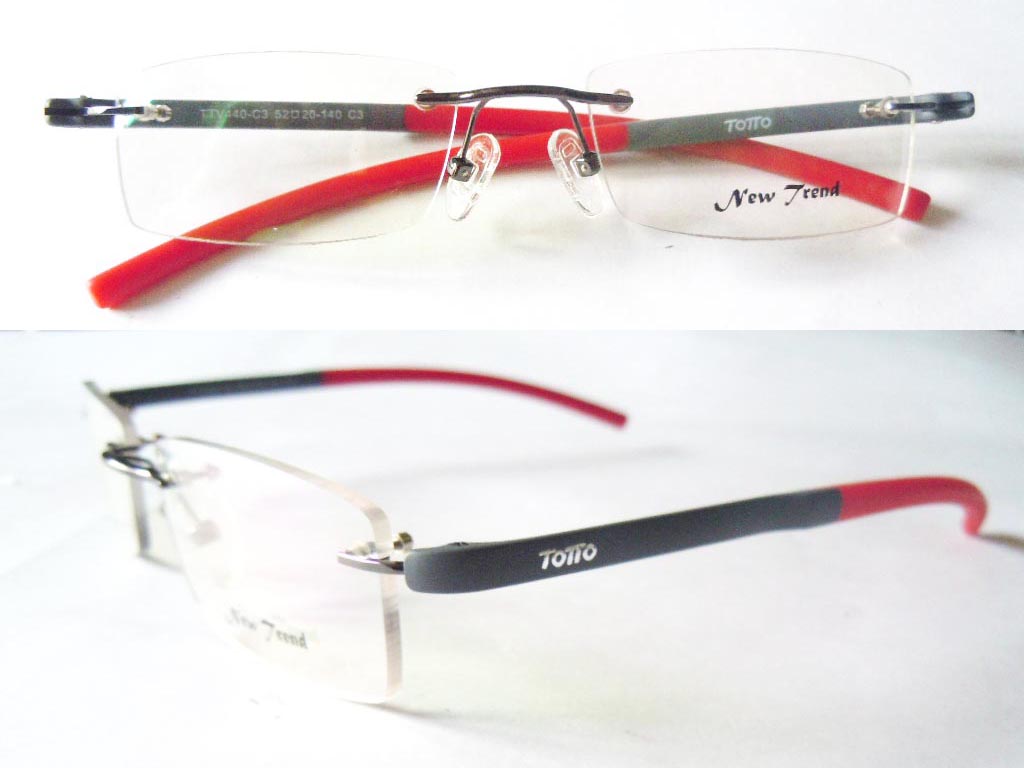 RL009 Rimless 3-Piece Eyeglasses