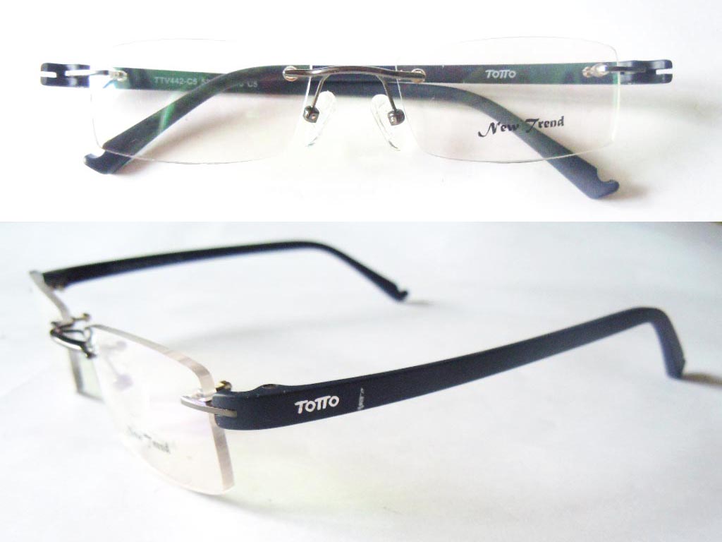 RL011 Rimless 3-Piece Eyeglasses