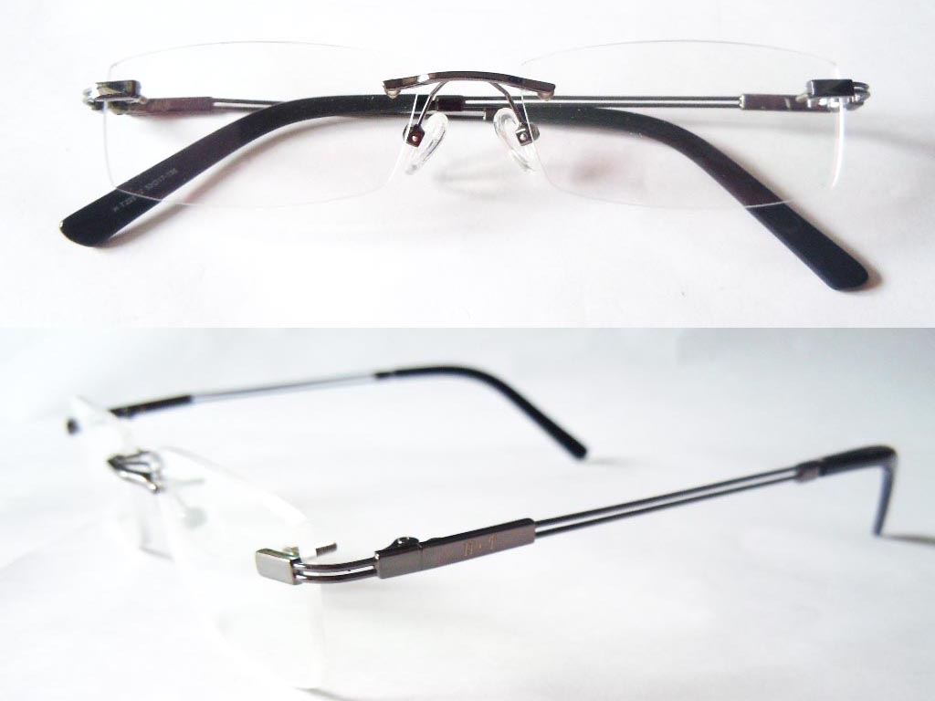 RL012  Rimless 3-Piece Eyeglasses