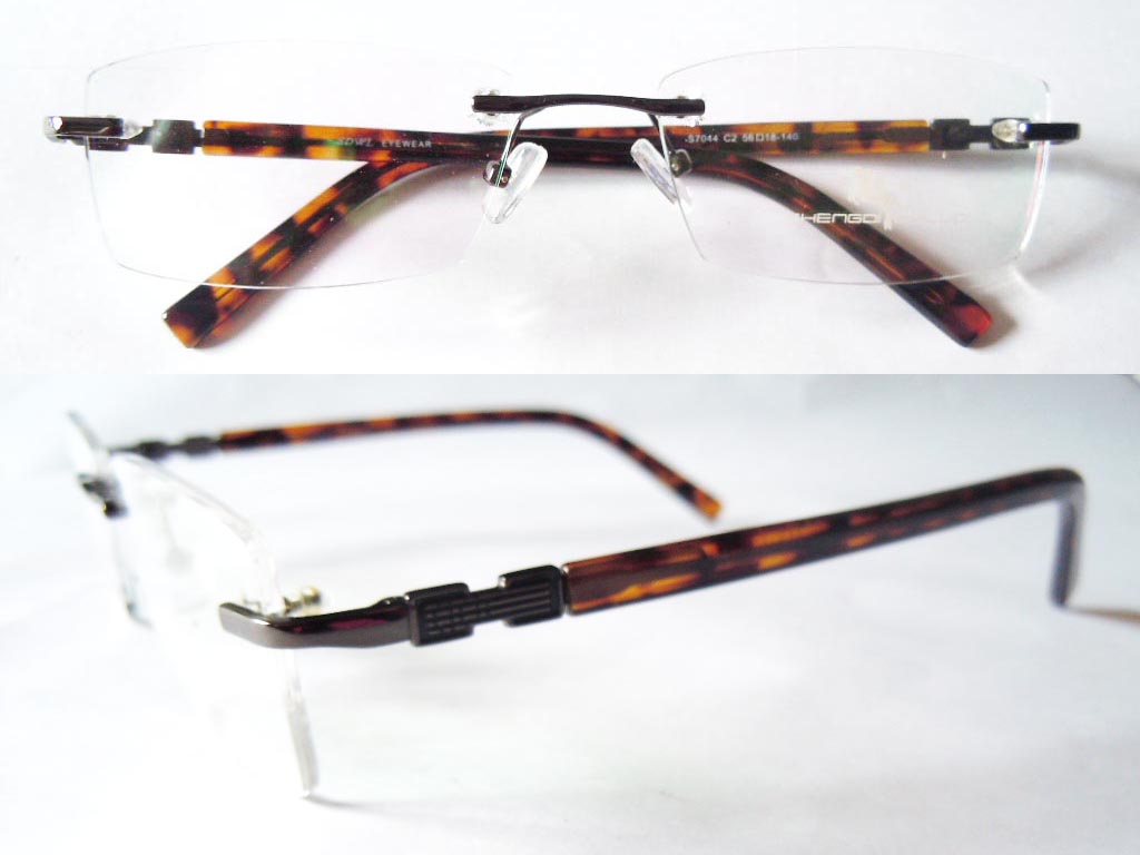 RL029  Rimless 3-Piece Eyeglasses