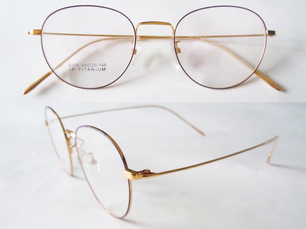 T096  Pure Titanium Eyeglass Frame